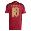 Original Fußballtrikot Belgien Mangala 18 Heimtrikot EURO 2024 Für Herren